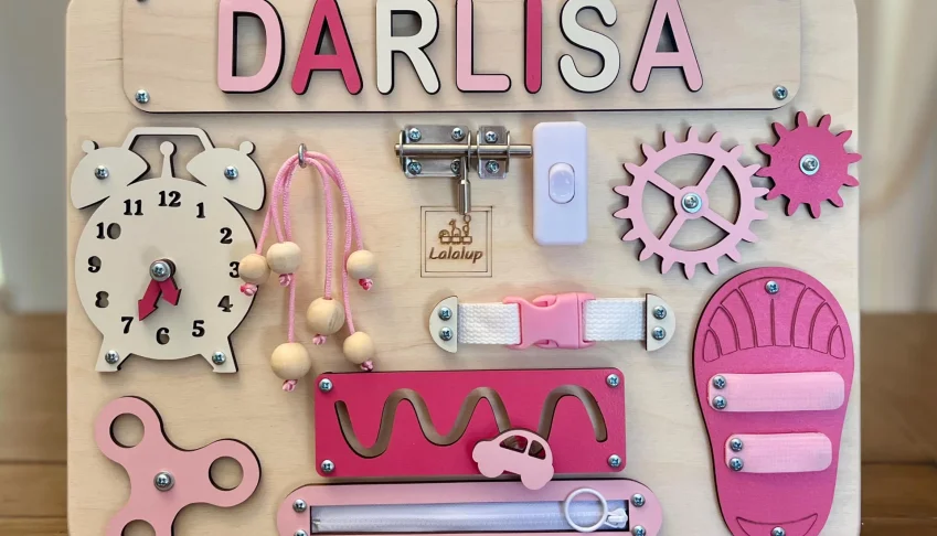 Busy Board Montessori Personalizado