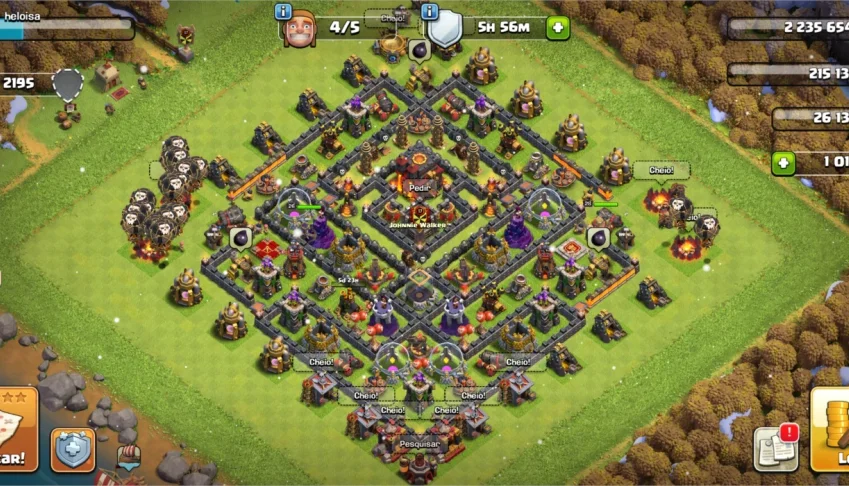 Conta Clash of clans cv 10 quase full