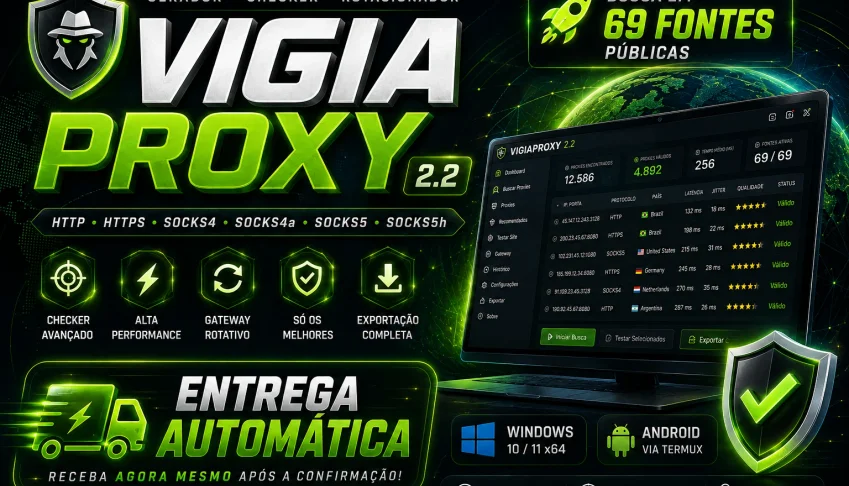 Gerador, Validador de Proxys Pro