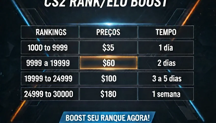 PROFISSIONAL (SEM CHEATS) - ELOBOOST/RANK UP - CS2 - PREMIER