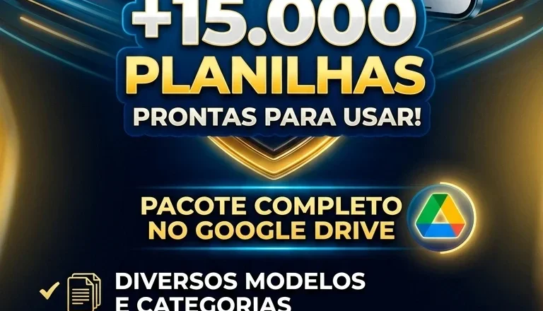 Pacote Com +15.000 Planilhas!
