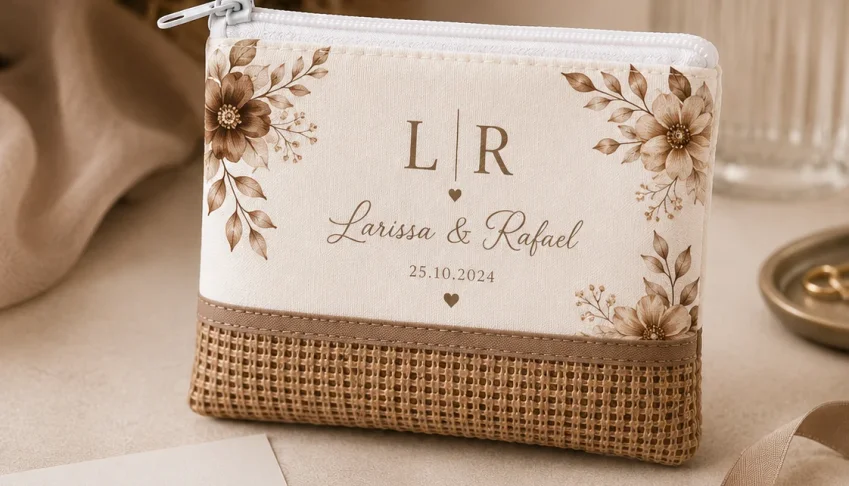 Necessaire Flat Personalizadas - PEQUENA