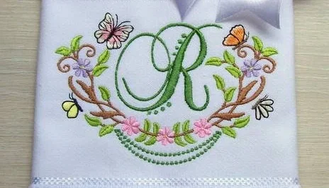 Toalha de Lavabo Personalizada com Guipir
