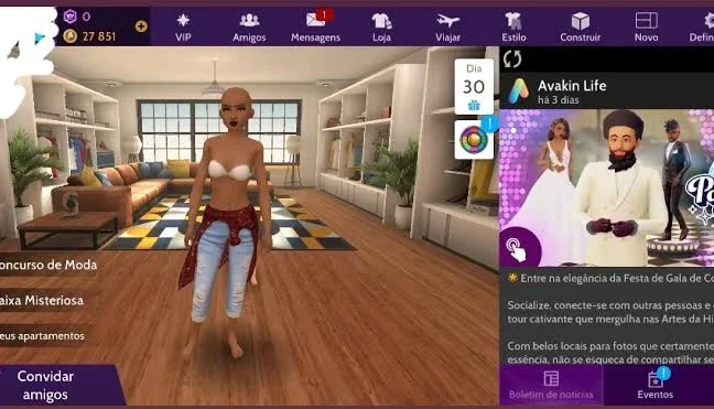 Conta fake de 25k avakin life