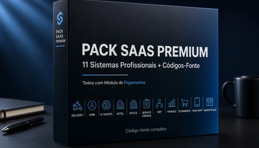Pack Sistemas Profissionais + Códigos-Fonte Completos