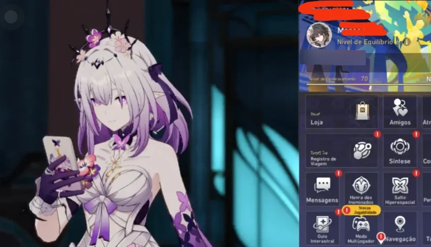 Conta Honkai Star Rail Lv70+ Lv44 Europe