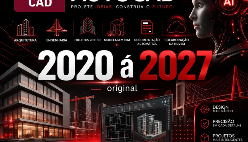 Autocad para Windows - Original 3 Anos