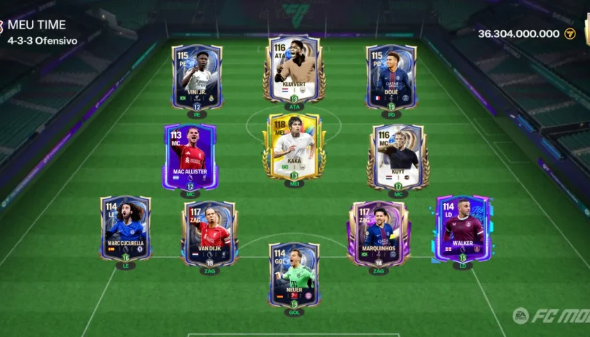 Conta EA FC mobile