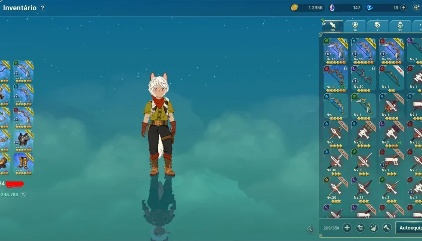 Conta Ni no Kuni Arqueiro lvl 84 1,2kk Poder. Ruby Aries