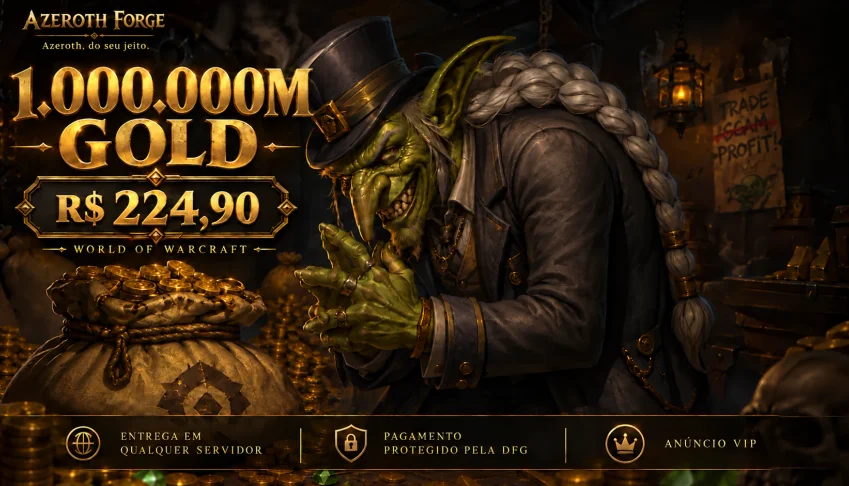 🪙 1 Milhão De Gold — Azeroth Forge