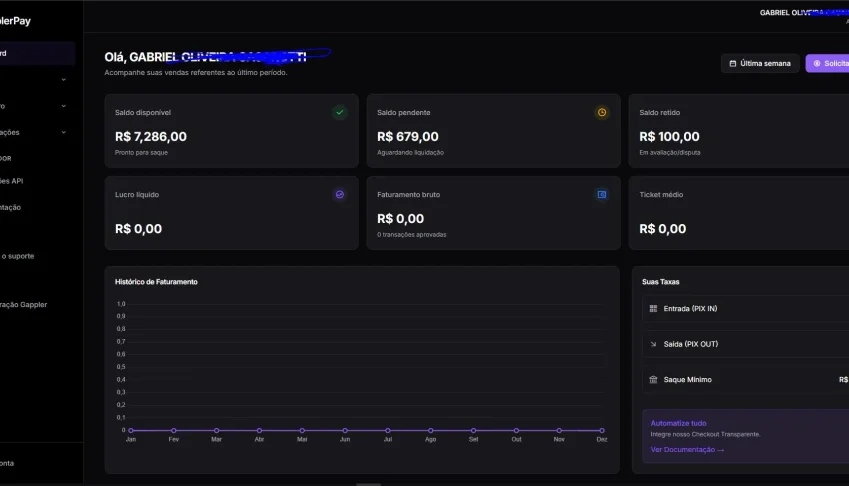 GrapplerPay - Script Gateway de Pagamentos v1.5 (SaaS)