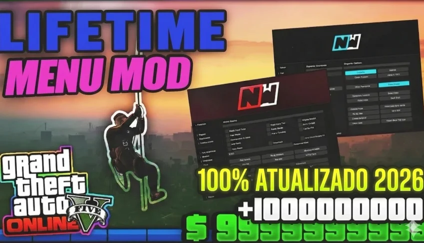 GTA 5 Mod Menu Online Dinheiro Infinito e + de 100 Funções
