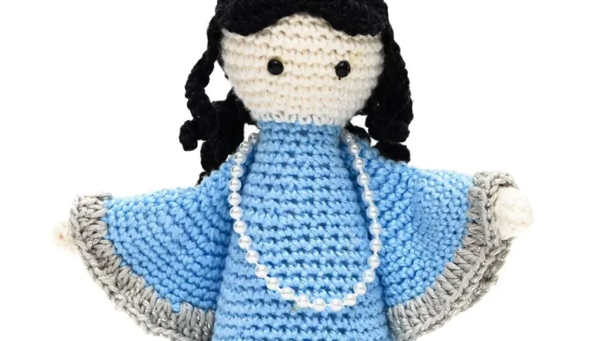Imagem de Iemanjá em amigurumi
