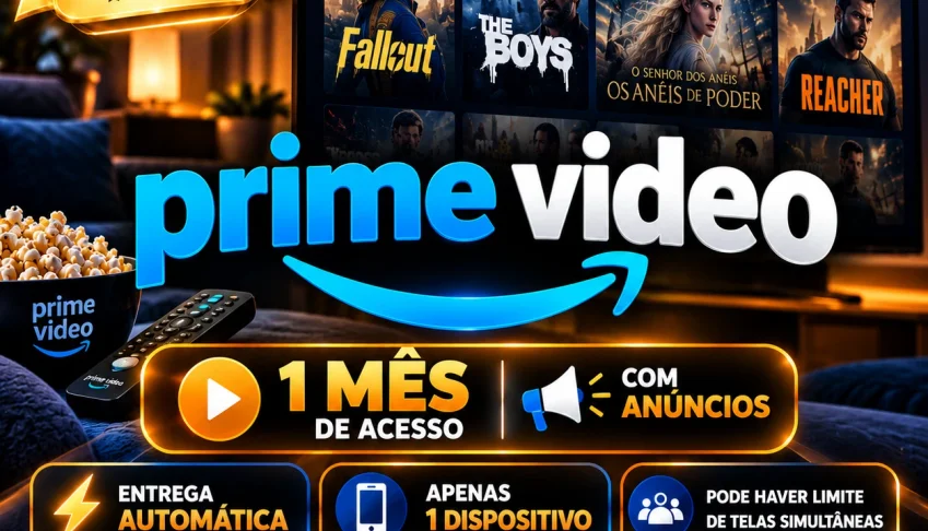 Prime Video | Tela Privada Exclusiva - 30 Dias