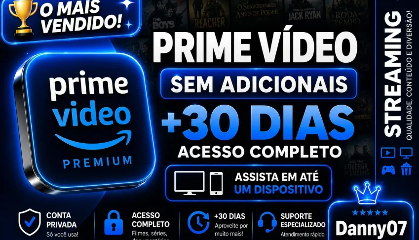 Prime Video | Tela Privada Exclusiva - 30 Dias