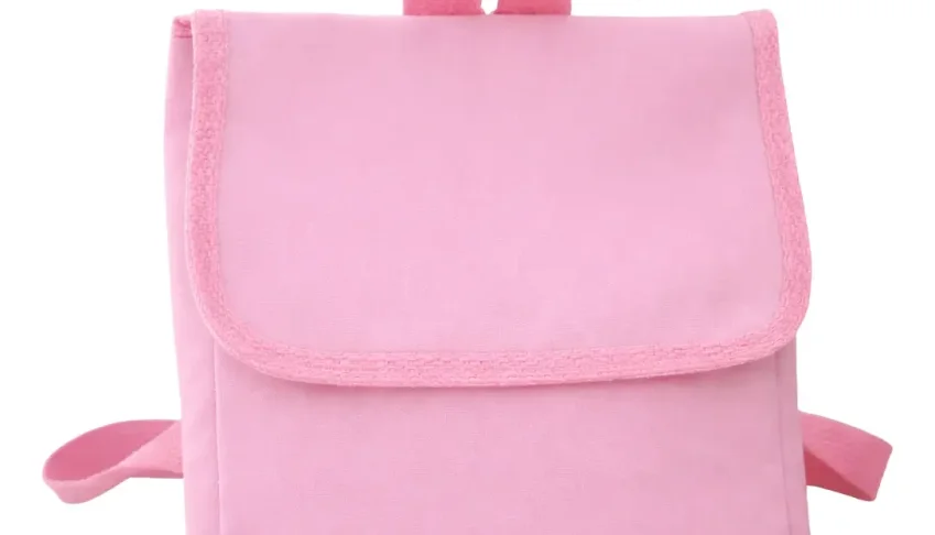 Kit 10 Mini Mochilas Infantis Rosa 24 x 18 cm