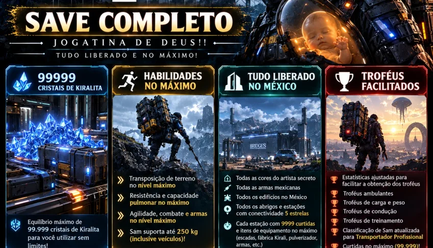 Death Strading 2 (PS5) - Habilidade, Equilíbrio, Itens!!