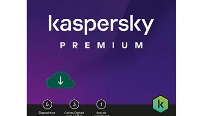 Kaspersky Antivírus Premium 5 dispositivos 12 meses PC