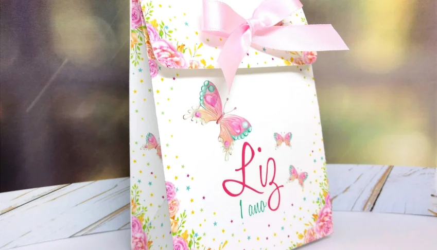 Sacolinha Jardim Personalizada P ou G