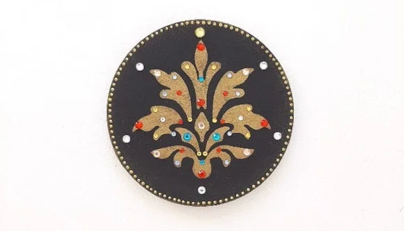 Mandala Indiana Preta