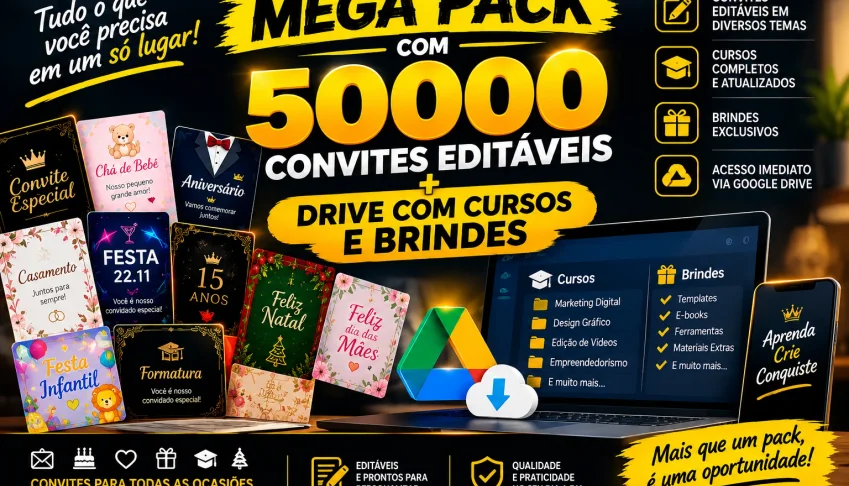 MegaPack  50.000 Convites