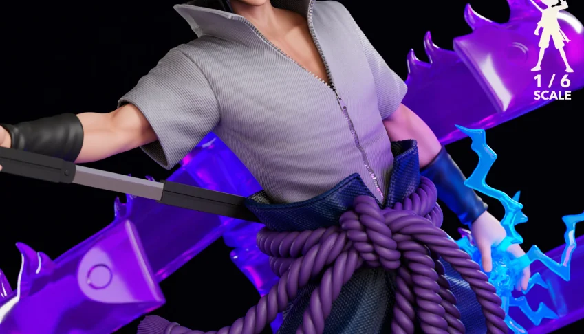 Sasuke Uchiha - Naruto - Arquivo Stl - Para Impressão 3D
