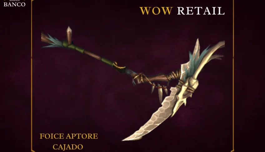World of Warcraft - Skin de Arma Cajado (Transmog)
