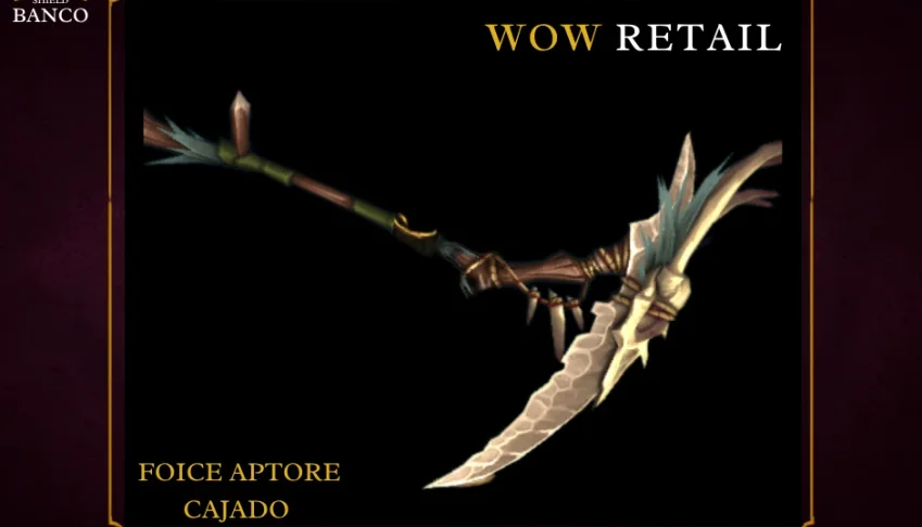World of Warcraft - Skin de Arma Cajado (Transmog)