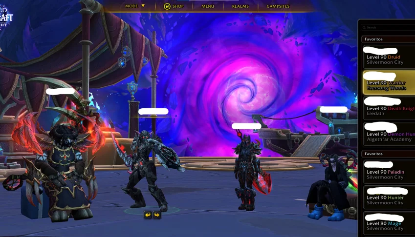 Conta World of warcraft