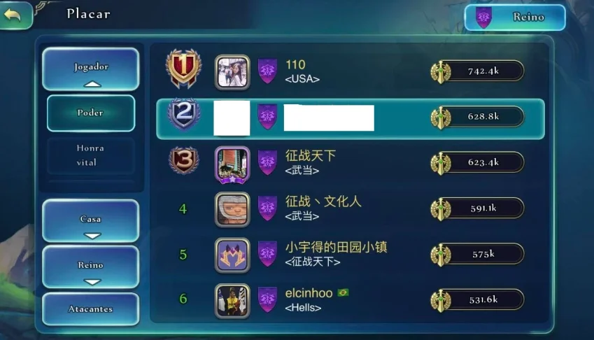 Art Of Conquest top conta server novo nivel 24... 3 no rank