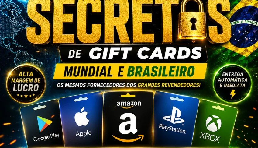 Top Fornecedores Secretos Gift Card Estrangeiro E Brasileiro