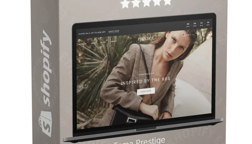 Tema Prestige Shopify EN + Chave de Ativação