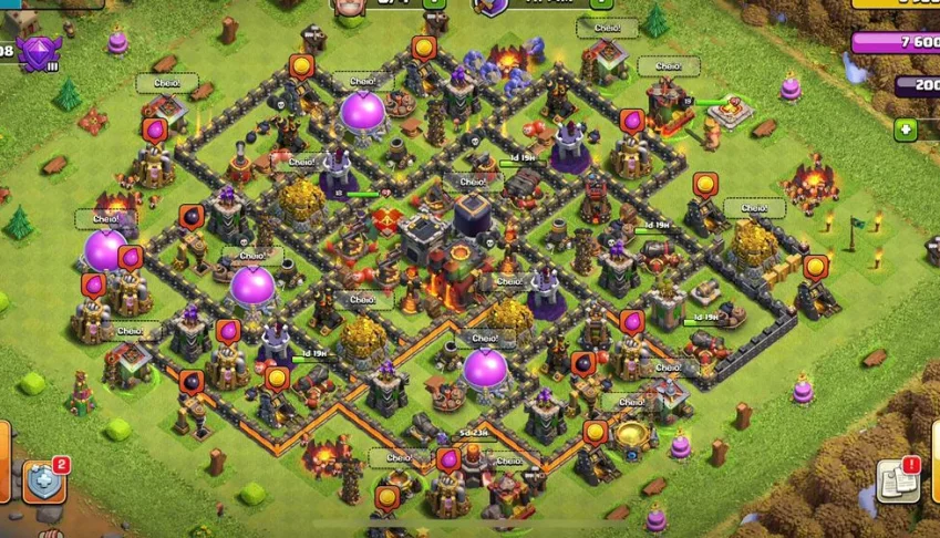 vendo conta clash of clans cv10
