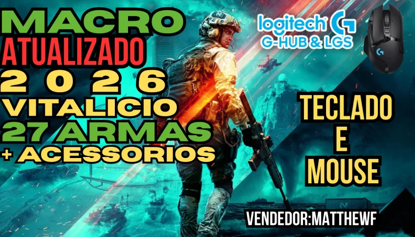 Battlefield 2042 - MACRO - Mouses Logitech  - Atualizado