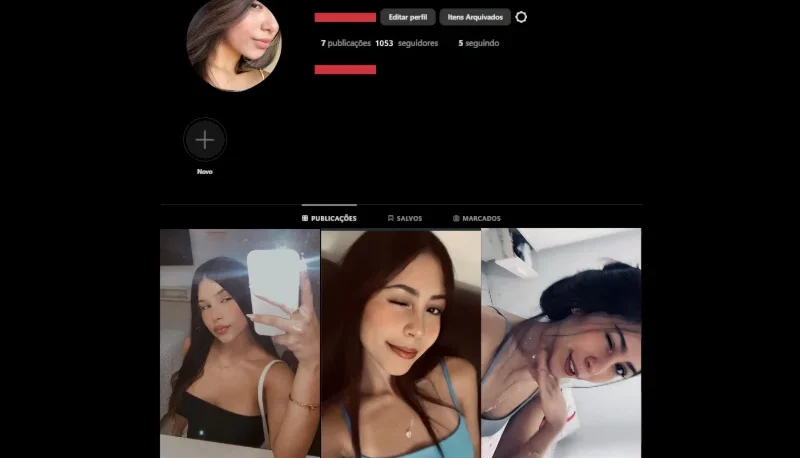 🌟Conta Instagram Perfil Feminino Com 1000 Seguidores 🌟