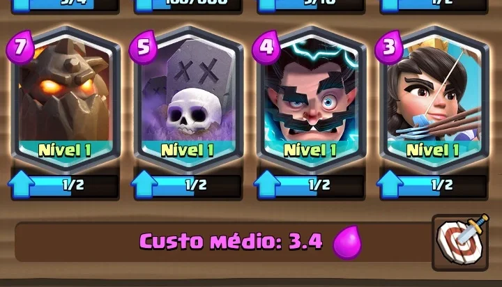 conta clash royale lvl9 barato
