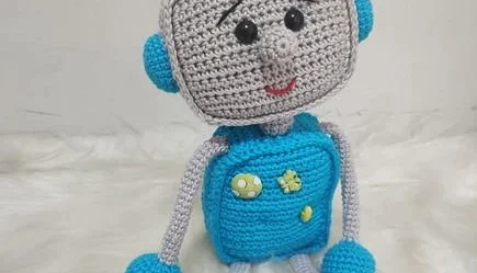 Amigurumi Robô em Crochê