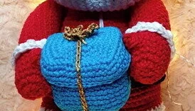 Boneco Papai Noel Pop Amigurumi (personalizados)