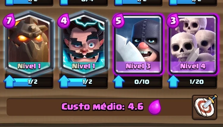 Conta Clash Royale lvl 9 com 6 lendárias sendo uma lvl 2