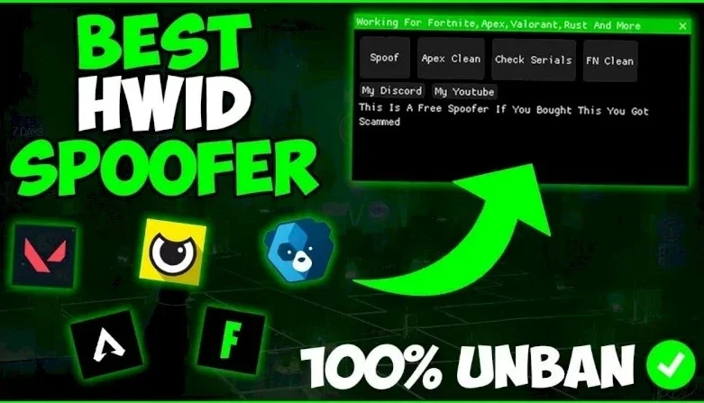 Spoofer Hwid - Removedor De Banimento [VITALÍCIO]