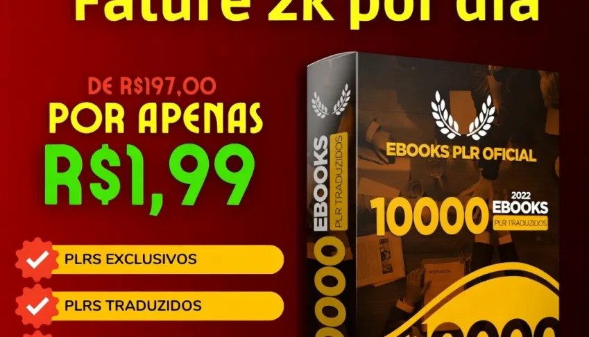 10 Mil E-Books Prl Para Revenda