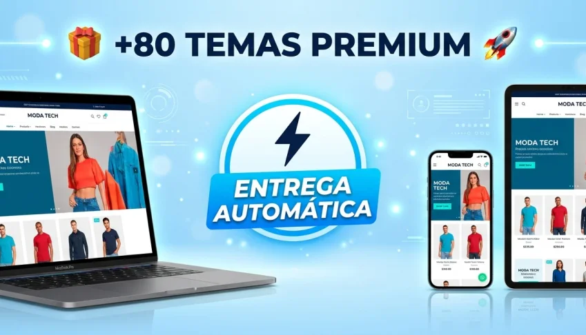 Pacotão Dropshipping Shopify Premium 💻 +80 Temas Exclusivos
