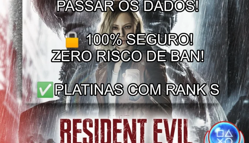 Resident Evil Requiem - Troféu de Platina 100% legítimo! PS5