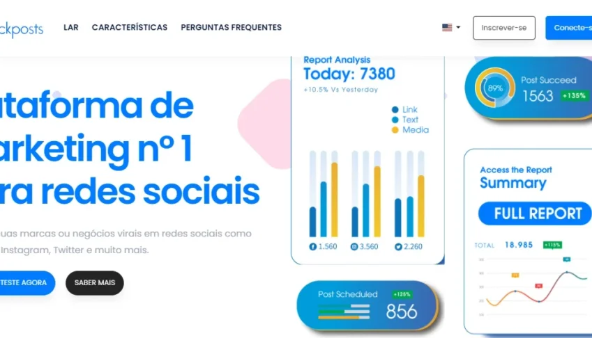 Plataforma de Gestão e Análise de Mídias Sociais - Com WaZ