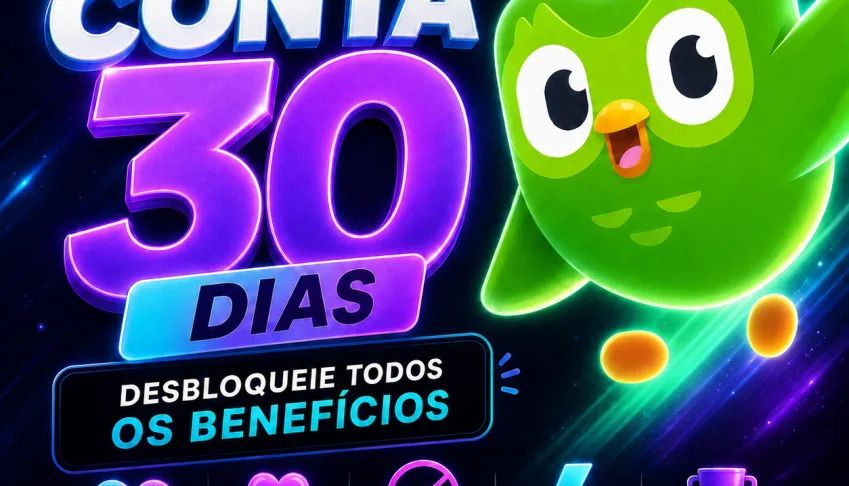 [Conta Fa] Super Duolingo - 3O Dias