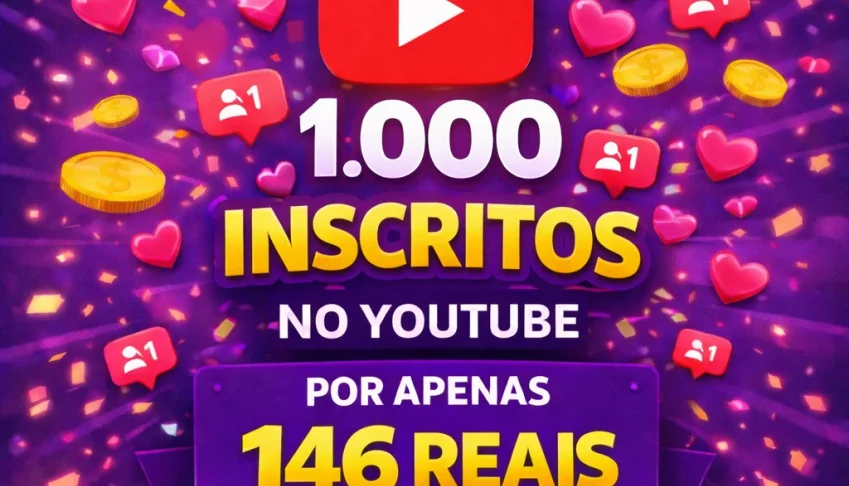 ✅1000 Inscritos no YouTube✅ – BARATO