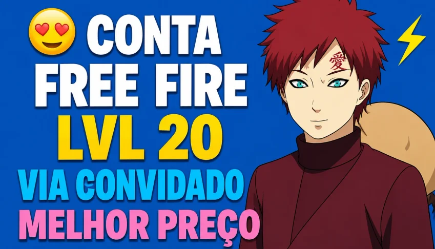Conta Smurf FF Lvl 20 Convidado + Troca Nick