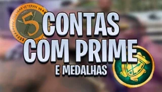 Conta Com Prime E Medalha De 5 Anos