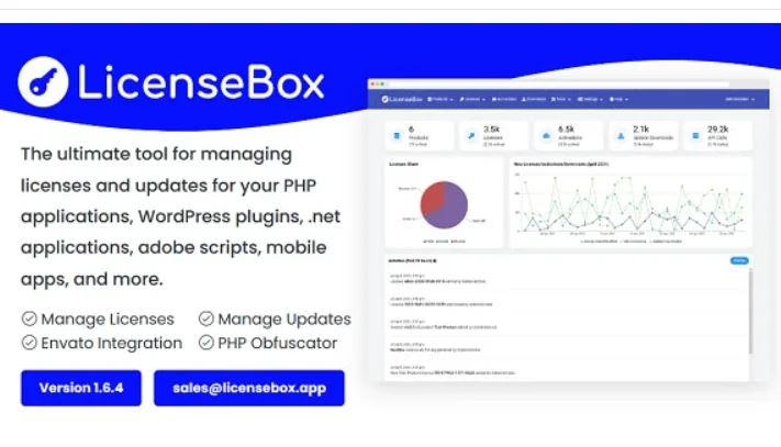 LicenseBox – PHP Licenser and Updates Manager