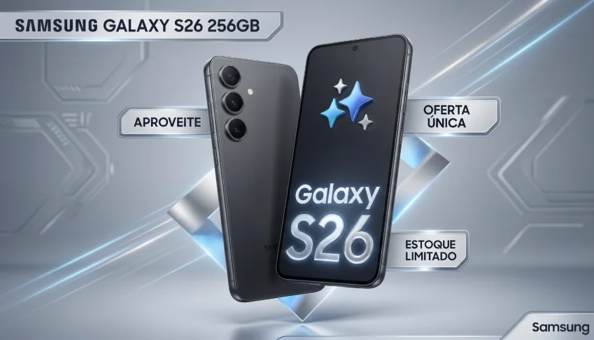 Samsung Galaxy S26 256G - somente 2 unidades